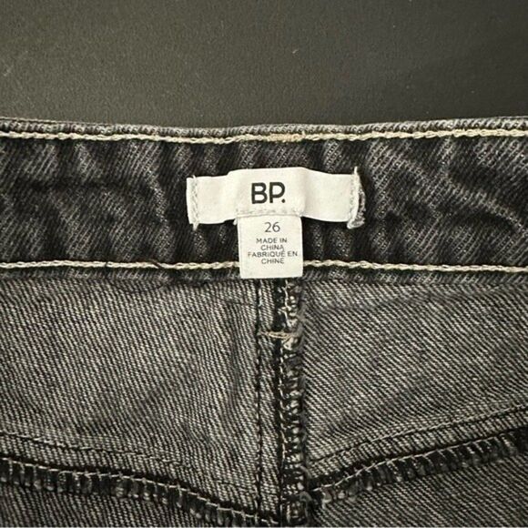 BP‎ DISTRESSED MOM JEANS BLACK 26 GRUNGE - Picture 12 of 16